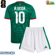 Mexico Alexis Vega #10 Hjemmedraktsett Barn VM 2026 Kortermet (+ Korte bukser)